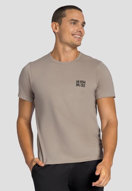 Camiseta Hombre Café Pardo Mp 101746