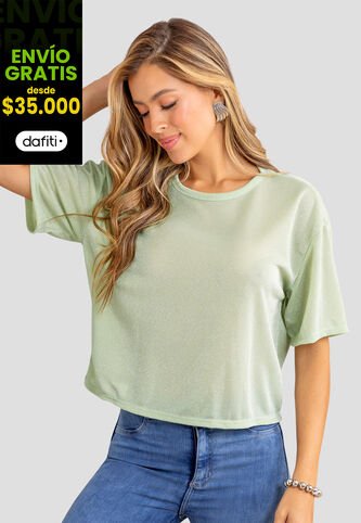 Blusa Mujer Verde Matcha Mp 110694 MP