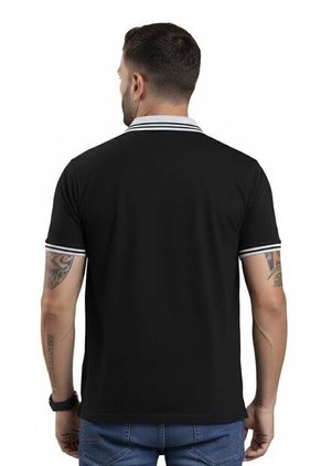Polo Hombre Negro Mp 4104