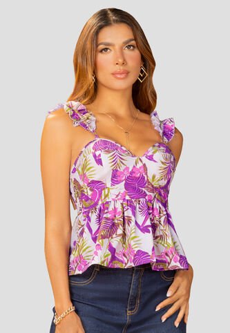 Blusa Mujer Estampado Mp 110426 MP