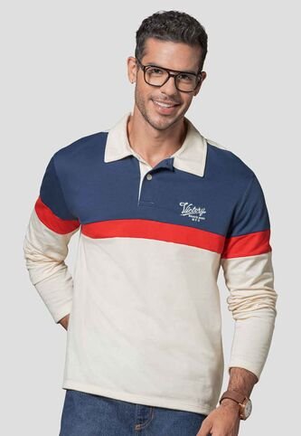 Camibuzo Hombre Azul-Rojo Mp 114499 MP