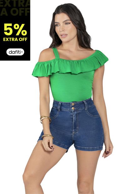 Camiseta Mujer Verde Antioquia Mp 5128