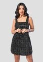 Vestido Corto Mujer Negro Mp 105180 de MP