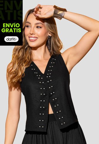 Blusa Mujer Negro Mp 113008 MP