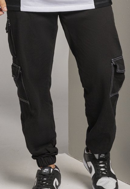 Jogger Hombre Negro Mp 100325