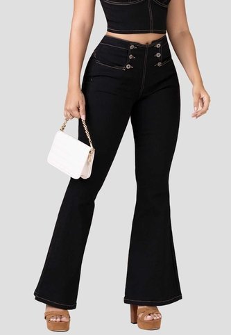 Jean Mujer Negro Mp 100321 MP