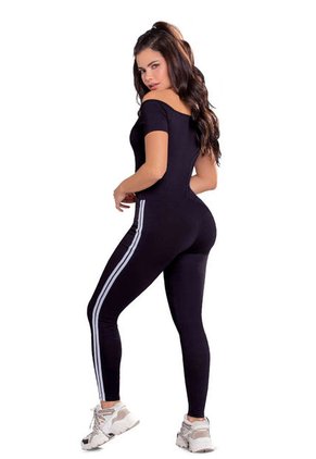 Enterizo Largo Mujer Negro Mp 75731