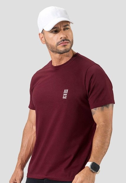 Camiseta Hombre Merlot Mp 7766