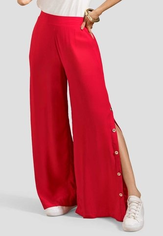 Pantalón Mujer Rojo Mp 111276 MP