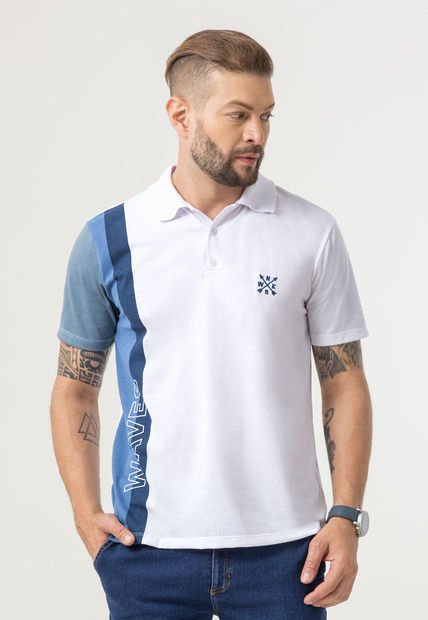Polo Hombre Blanco Mp 107943