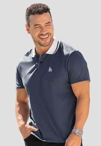 Polo Hombre Azul Profundo Mp 114572 MP