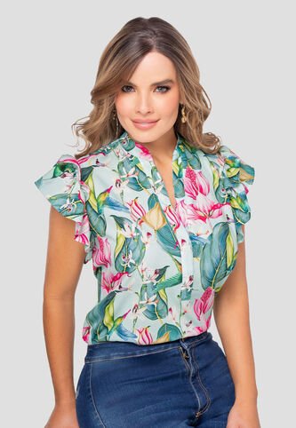 Blusa Mujer Estampado Mp 110136 MP