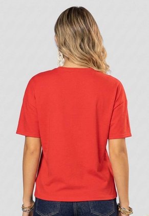 Camiseta Mujer Rojo Mp 114645