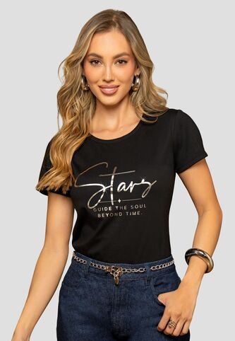 Camiseta Mujer Negro Mp 112589 MP