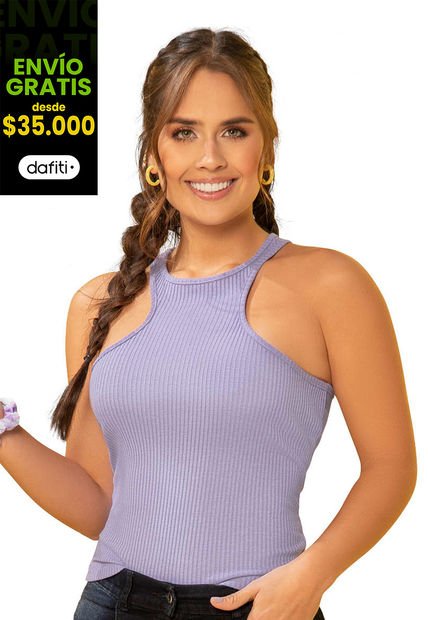 Blusa Mujer Lila Mp 88522