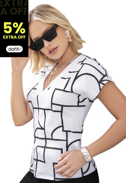 Camiseta Mujer Estampado Mp 6556