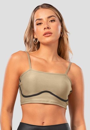 Crop Top Paq X2 Mujer Negro-Latte Mp 114472