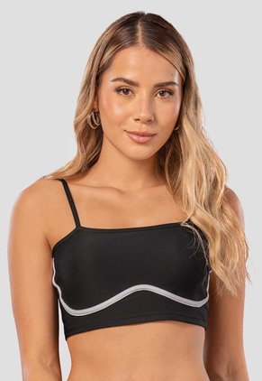 Crop Top Paq X2 Mujer Negro-Latte Mp 114472