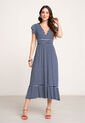 Vestido Largo Mujer Azul Mp 104453 de MP