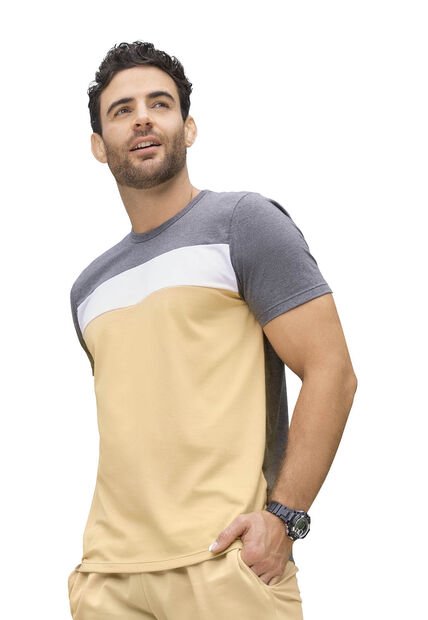 Camiseta Hombre Negro Cross Mp 70042