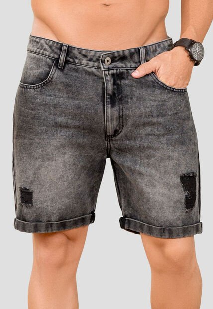 Bermuda Hombre Negro Mp 105534