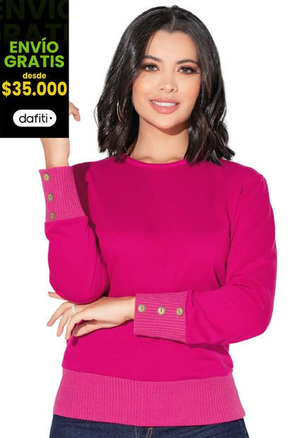 Buzo Mujer Fucsia Mp 34731