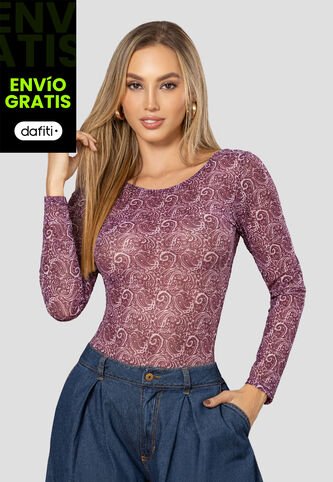 Body Mujer Estampado Mp 112520 MP