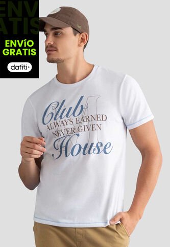 Camiseta Hombre Blanco Mp 112554 MP