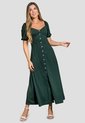 Vestido Largo Mujer Verde Pino Mp 112045 de MP
