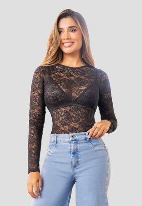 Camibuzo Mujer Negro Mp 112654