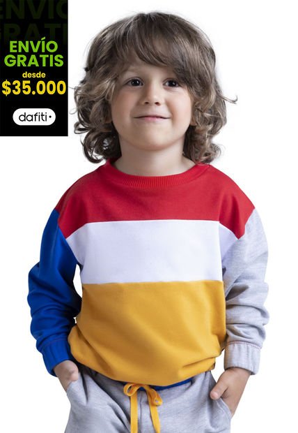 Buzo Infantil Masculino Multicolor Mp 9980