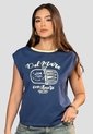 Camiseta Mujer Azul Profundo Mp 114477 de MP