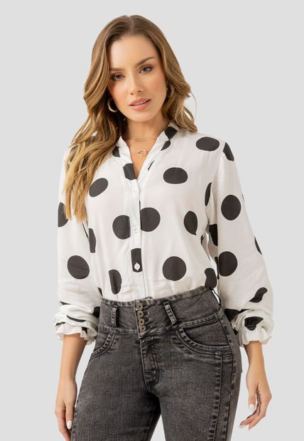 Camisa Mujer Estampado Mp 107973