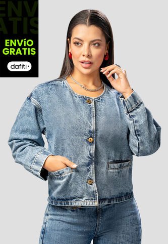 Chaqueta Mujer Azul Mp 112373 MP