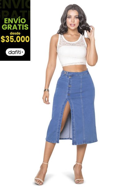 Crop Top Mujer Marfil Mp 2950