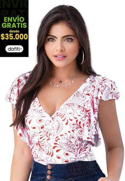 Camiseta Mujer Multicolor Mp 33889