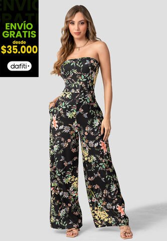 Enterizo Largo Mujer Estampado Mp 110421 MP