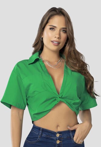 Camisa Mujer Verde Mp 9636 MP