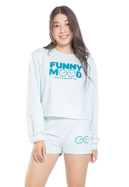 Conjunto Infantil Niñas Azul Mp 913