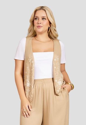 Chaleco Mujer Latte Mp 112257