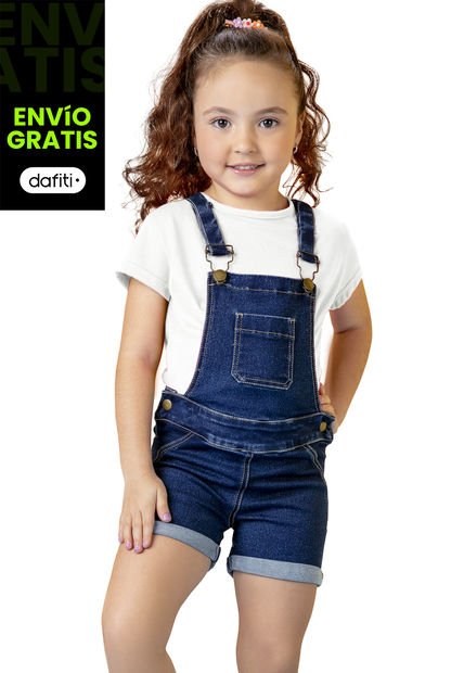 Overall Infantil Femenino Azul Mp 9940