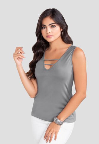 Camiseta Mujer Gris Mp 79427 MP