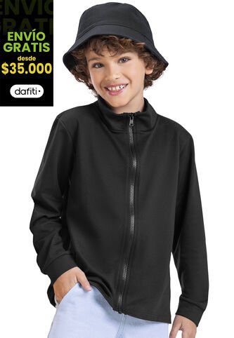 Chaqueta Infantil Masculino Negro Mp 5037 MP