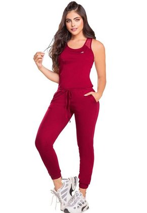 Enterizo Largo Para Mujer Vino MP