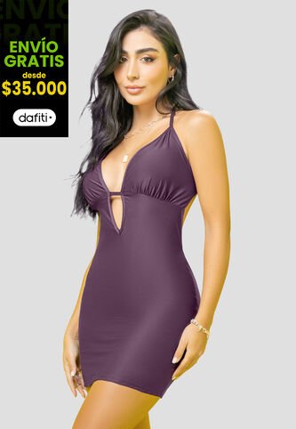 Vestido Mujer Vino Mp 108102 MP