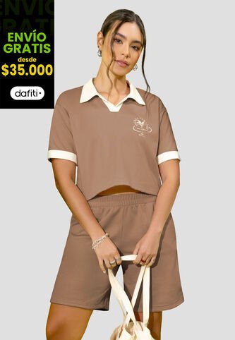 Conjunto Mujer Chocolate Mp 108113 MP