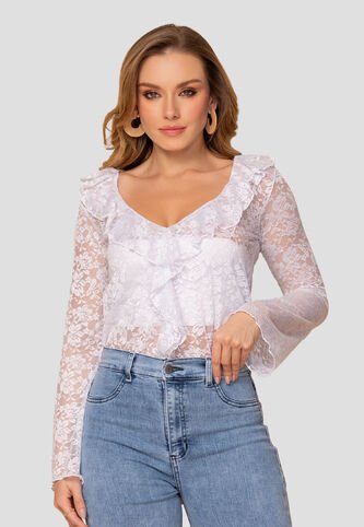 Blusa Mujer Blanco Mp 110134 MP