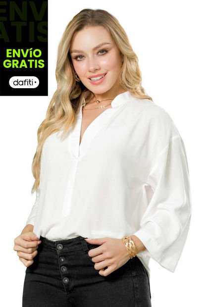 Blusa Mujer Crudo Mp 101928