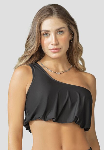 Crop Top Mujer Negro Mp 110155