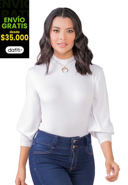 Camibuzo Mujer Blanco Mp 169